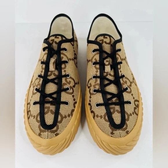 Gucci Maxi GG Tortuga Supreme Canvas Vegan Sneakers UK 13 - US 13.5 - EU 47